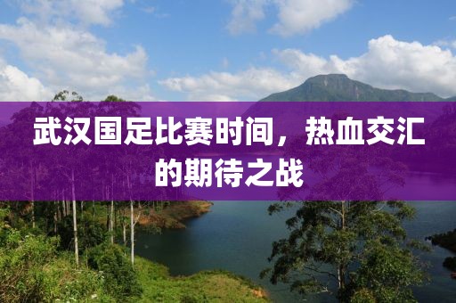 武汉国足比赛时间，热血交汇的期待之战