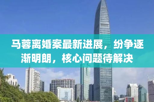 马蓉离婚案最新进展，纷争逐渐明朗，核心问题待解决