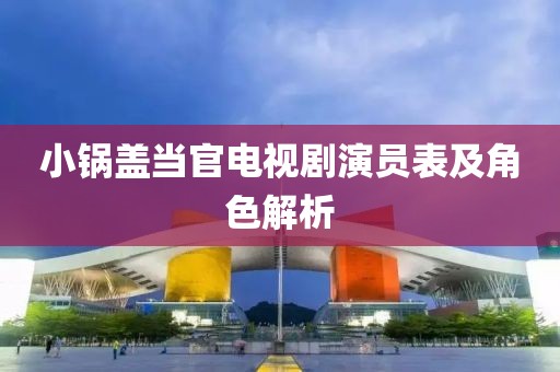 小锅盖当官电视剧演员表及角色解析