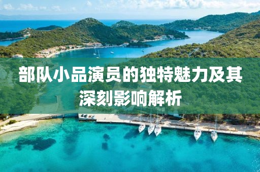部队小品演员的独特魅力及其深刻影响解析