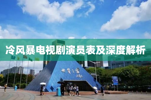 冷风暴电视剧演员表及深度解析