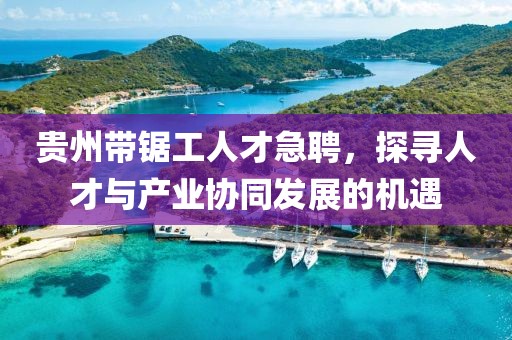 贵州带锯工人才急聘，探寻人才与产业协同发展的机遇