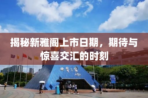 揭秘新雅阁上市日期，期待与惊喜交汇的时刻
