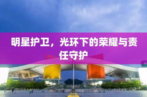 明星护卫，光环下的荣耀与责任守护