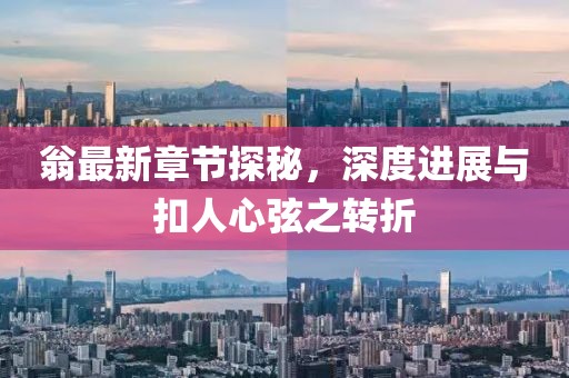 翁最新章节探秘，深度进展与扣人心弦之转折