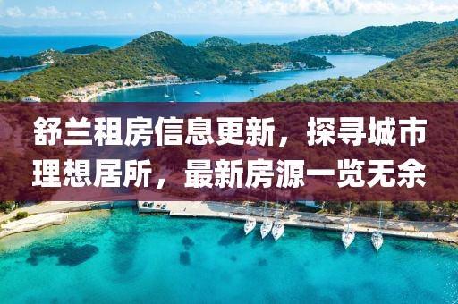 舒兰租房信息更新，探寻城市理想居所，最新房源一览无余