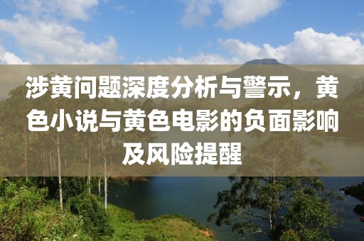 涉黄问题深度分析与警示，黄色小说与黄色电影的负面影响及风险提醒