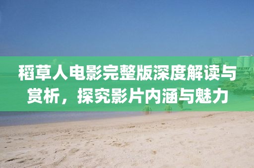 稻草人电影完整版深度解读与赏析，探究影片内涵与魅力