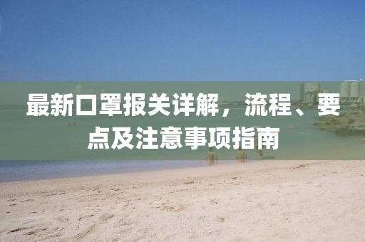 最新口罩报关详解，流程、要点及注意事项指南