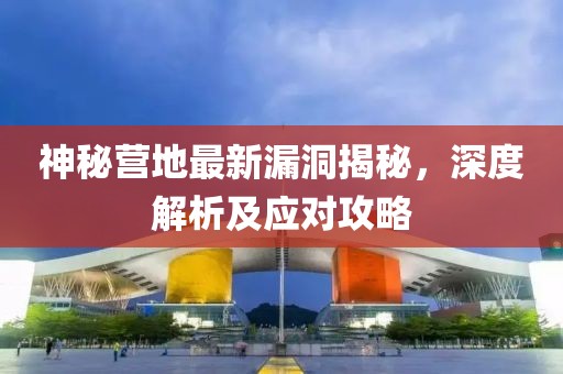 神秘营地最新漏洞揭秘，深度解析及应对攻略