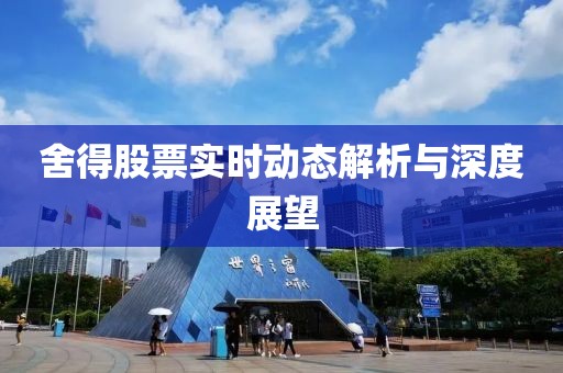 舍得股票实时动态解析与深度展望