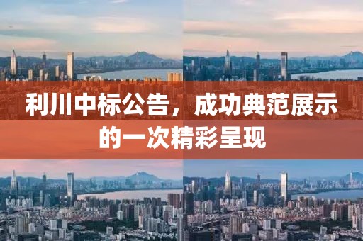 利川中标公告，成功典范展示的一次精彩呈现