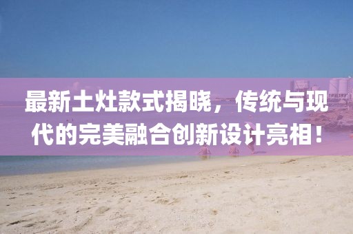最新土灶款式揭晓，传统与现代的完美融合创新设计亮相！
