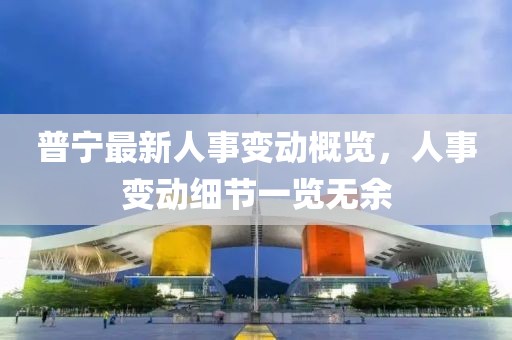 普宁最新人事变动概览，人事变动细节一览无余