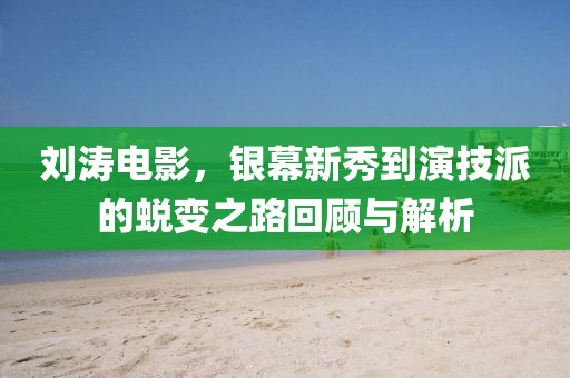 刘涛电影，银幕新秀到演技派的蜕变之路回顾与解析