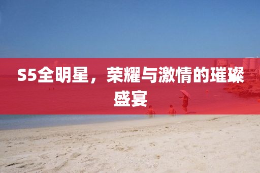 S5全明星，荣耀与激情的璀璨盛宴