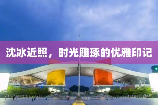 沈冰近照，时光雕琢的优雅印记