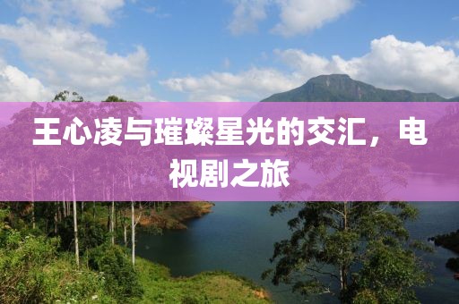 王心凌与璀璨星光的交汇，电视剧之旅