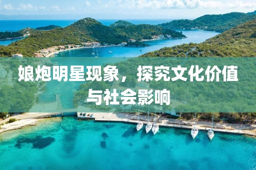 娘炮明星现象，探究文化价值与社会影响