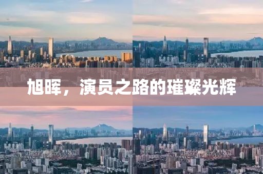 旭晖，演员之路的璀璨光辉