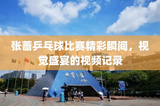 张蔷乒乓球比赛精彩瞬间，视觉盛宴的视频记录