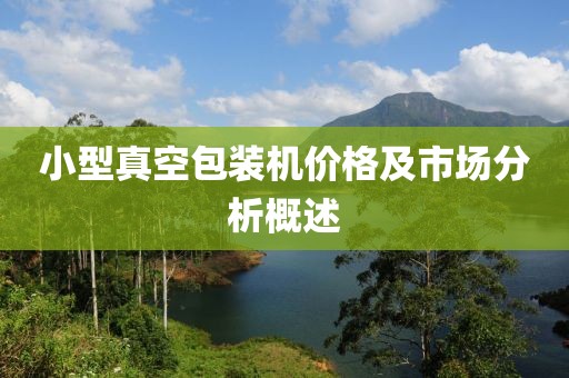 小型真空包装机价格及市场分析概述