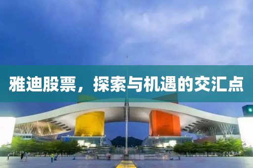 雅迪股票，探索与机遇的交汇点