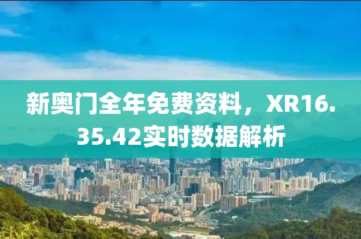 新奥门全年免费资料，XR16.35.42实时数据解析
