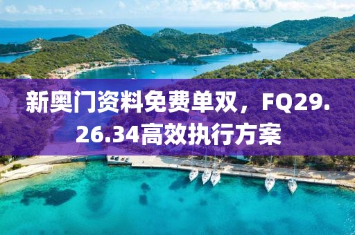 新奥门资料免费单双，FQ29.26.34高效执行方案