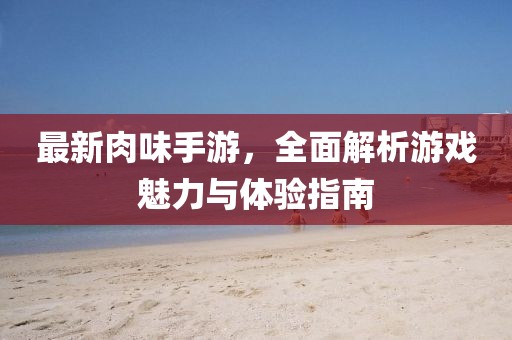 最新肉味手游，全面解析游戏魅力与体验指南