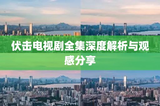 伏击电视剧全集深度解析与观感分享