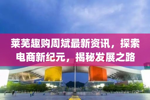 莱芜趣购周斌最新资讯，探索电商新纪元，揭秘发展之路