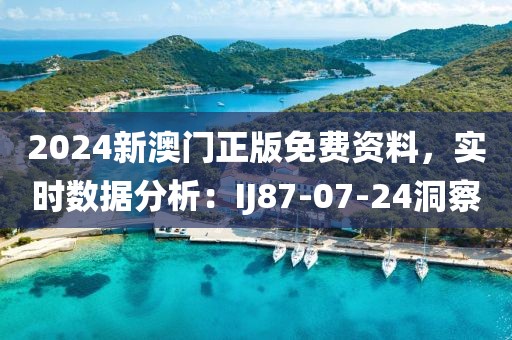 2024新澳门正版免费资料，实时数据分析：IJ87-07-24洞察