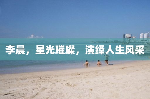 李晨，星光璀璨，演绎人生风采