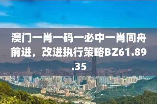 澳门一肖一码一必中一肖同舟前进，改进执行策略BZ61.89.35