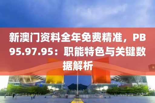 新澳门资料全年免费精准，PB95.97.95：职能特色与关键数据解析