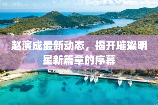 赵演成最新动态，揭开璀璨明星新篇章的序幕