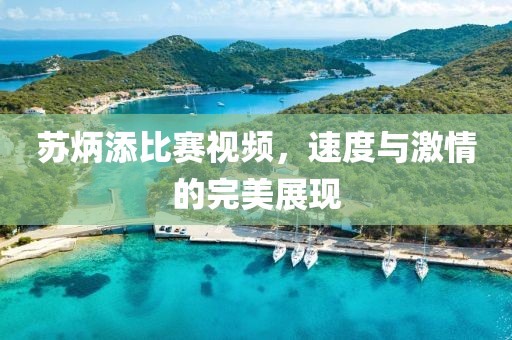 苏炳添比赛视频，速度与激情的完美展现