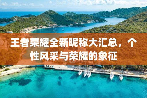 王者荣耀全新昵称大汇总，个性风采与荣耀的象征