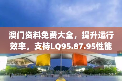澳门资料免费大全，提升运行效率，支持LQ95.87.95性能