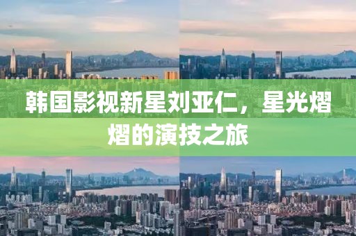 韩国影视新星刘亚仁，星光熠熠的演技之旅