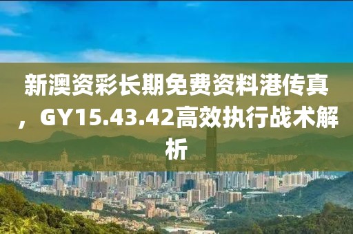 新澳资彩长期免费资料港传真，GY15.43.42高效执行战术解析
