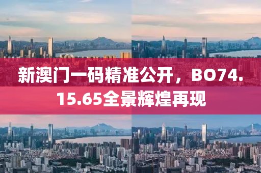 新澳门一码精准公开，BO74.15.65全景辉煌再现