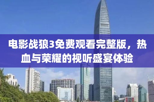 电影战狼3免费观看完整版，热血与荣耀的视听盛宴体验