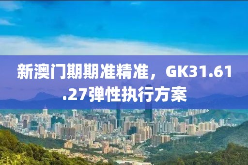 新澳门期期准精准，GK31.61.27弹性执行方案