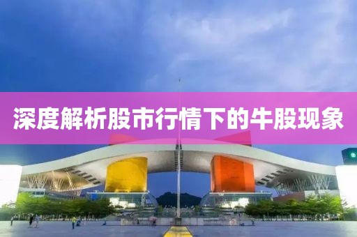 深度解析股市行情下的牛股现象