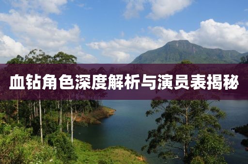 血钻角色深度解析与演员表揭秘