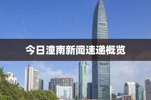 今日潼南新闻速递概览