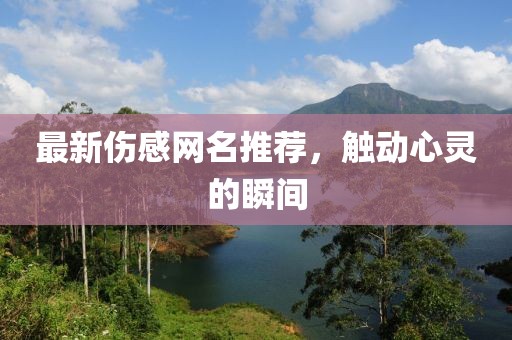最新伤感网名推荐，触动心灵的瞬间