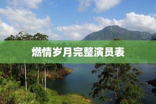 燃情岁月完整演员表